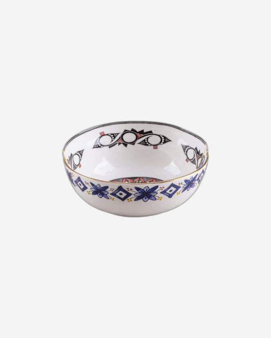 Seletti Bowl In Porcelain "Hybrid-Tiwanaku"