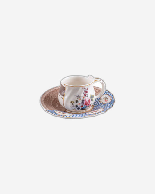 Seletti Hybrid New Era Coffee Cup With Saucer Djenne