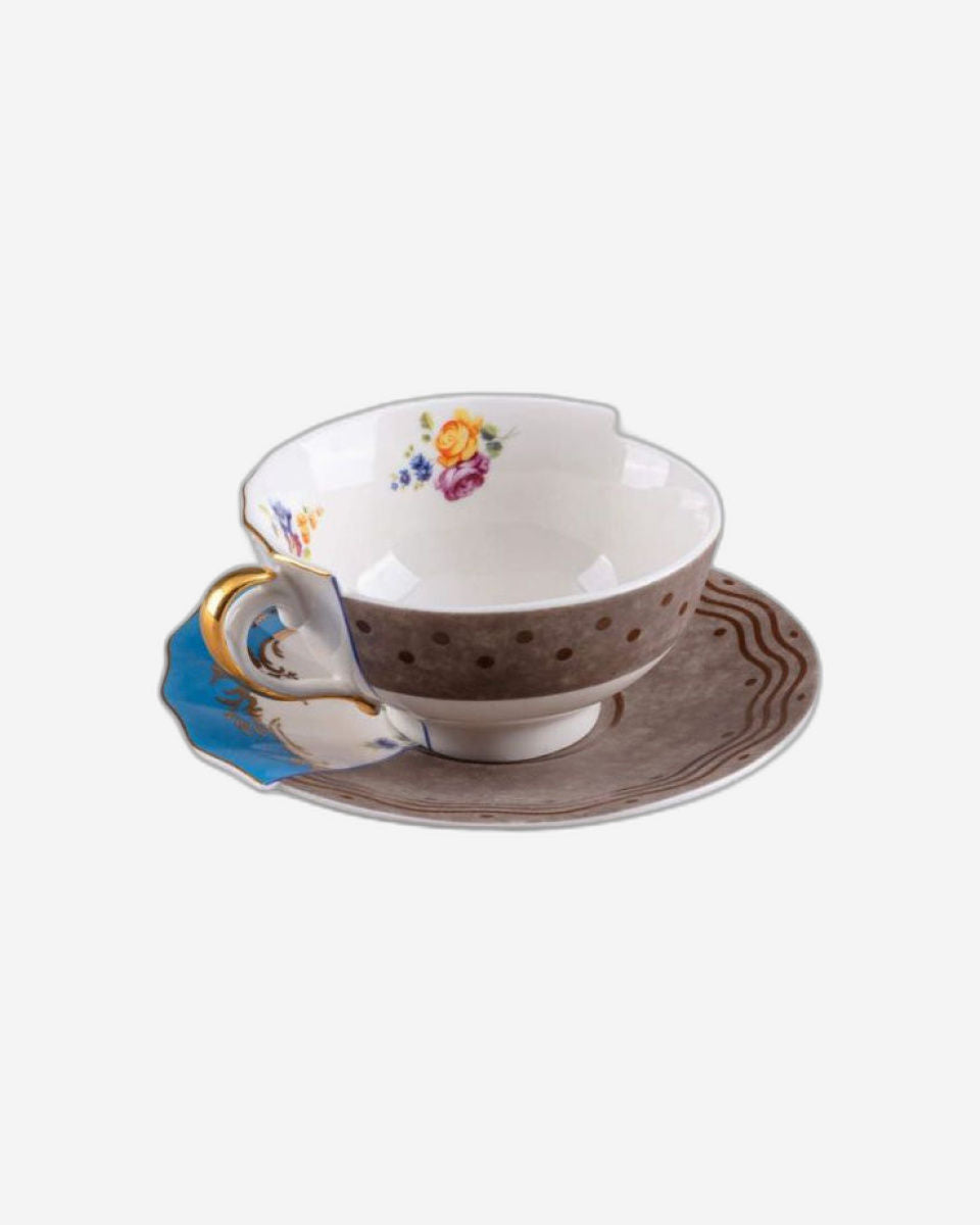 Seletti Hybrid New Era Teacup With Saucer Kerma