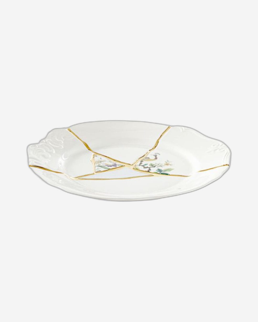 Seletti Kintsugi-N 2 Dinner Plate In Porcelain