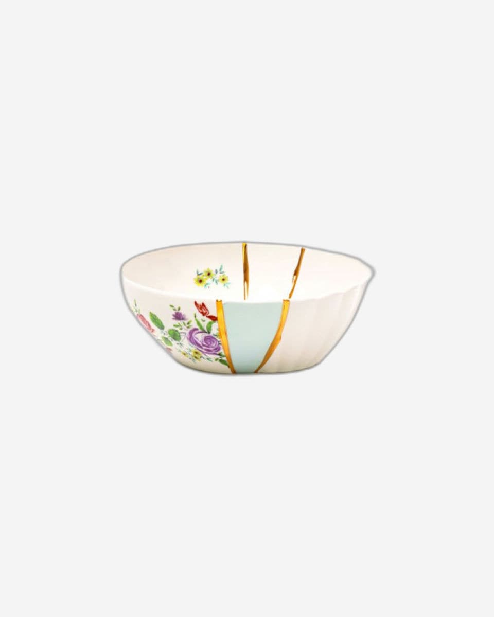 Seletti "Kintsugi-N'3" Bowl In Porcelain