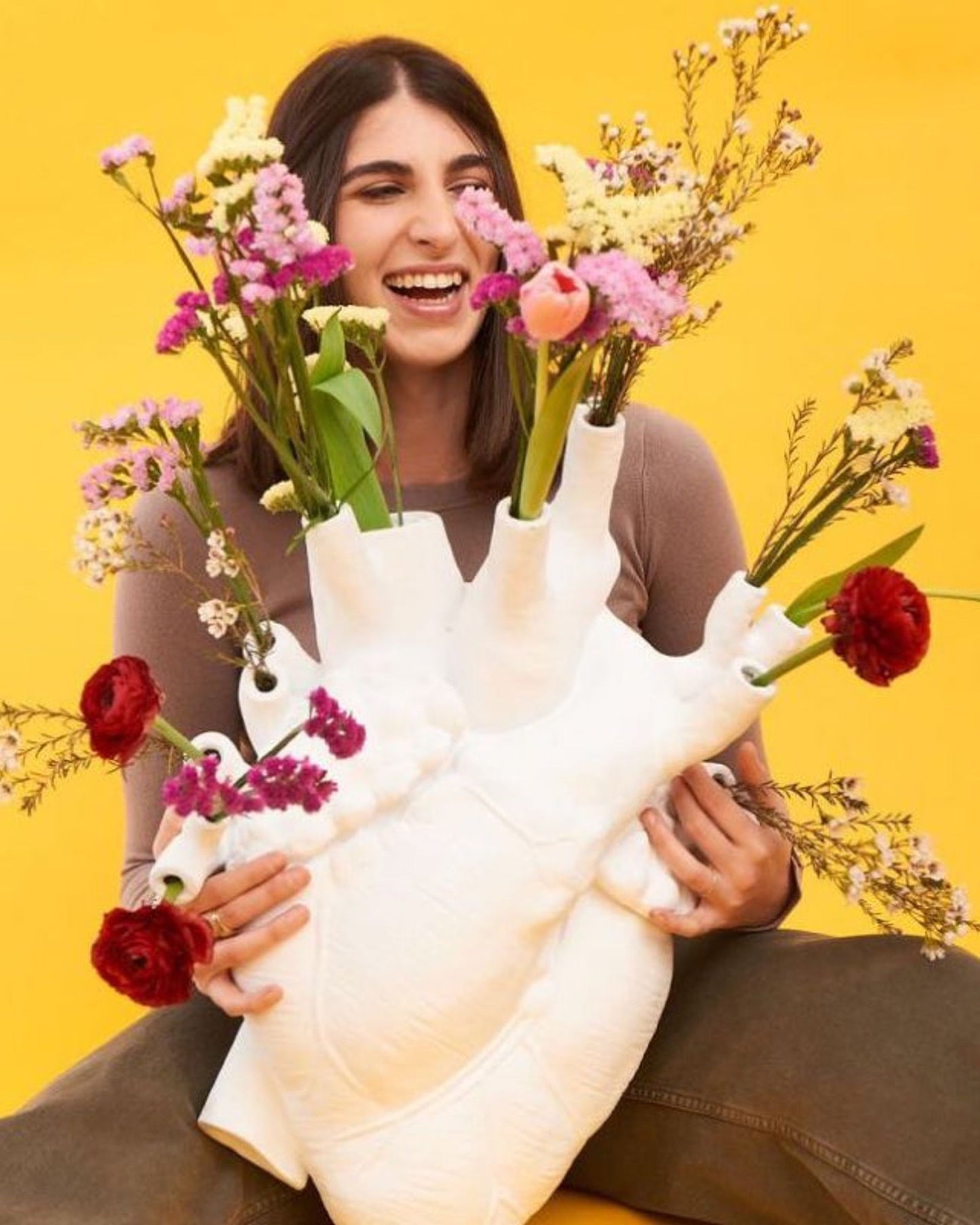 Seletti Love In Bloom Vase Huge White