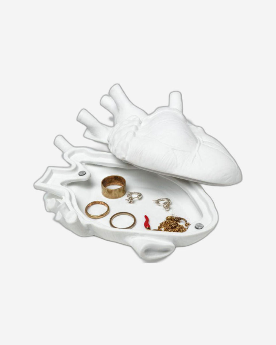 Seletti Love In A Box Porcelain Heart Container