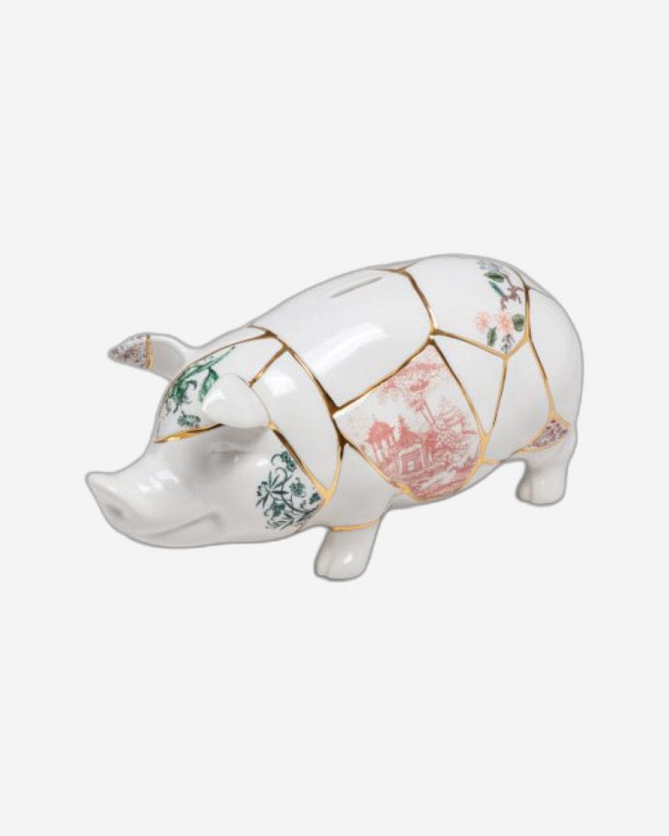 Seletti Moneybox-Kintsugi Piggy Bank