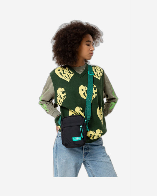 Eastpak The One Kontrast Stripe Black Small Crossbody Bag - EK0000459J41