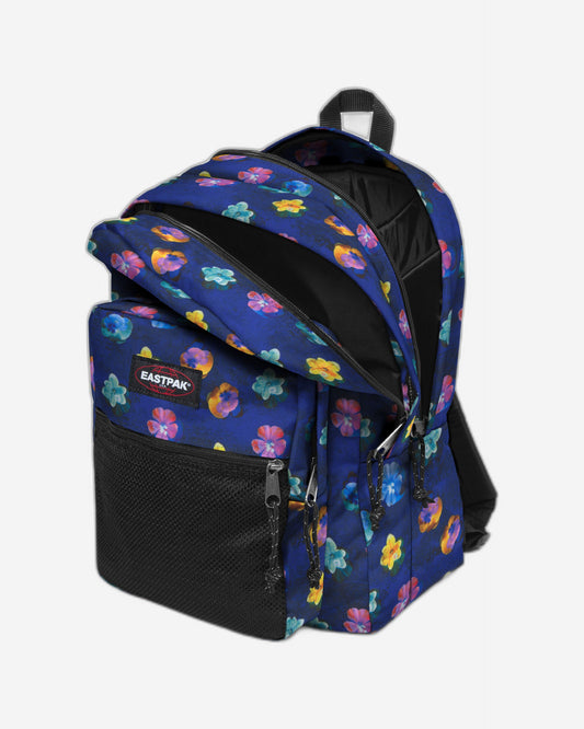 Eastpak Pinnacle Flowerblur Navy Medium Backpack with laptop protection - EK0000602O41