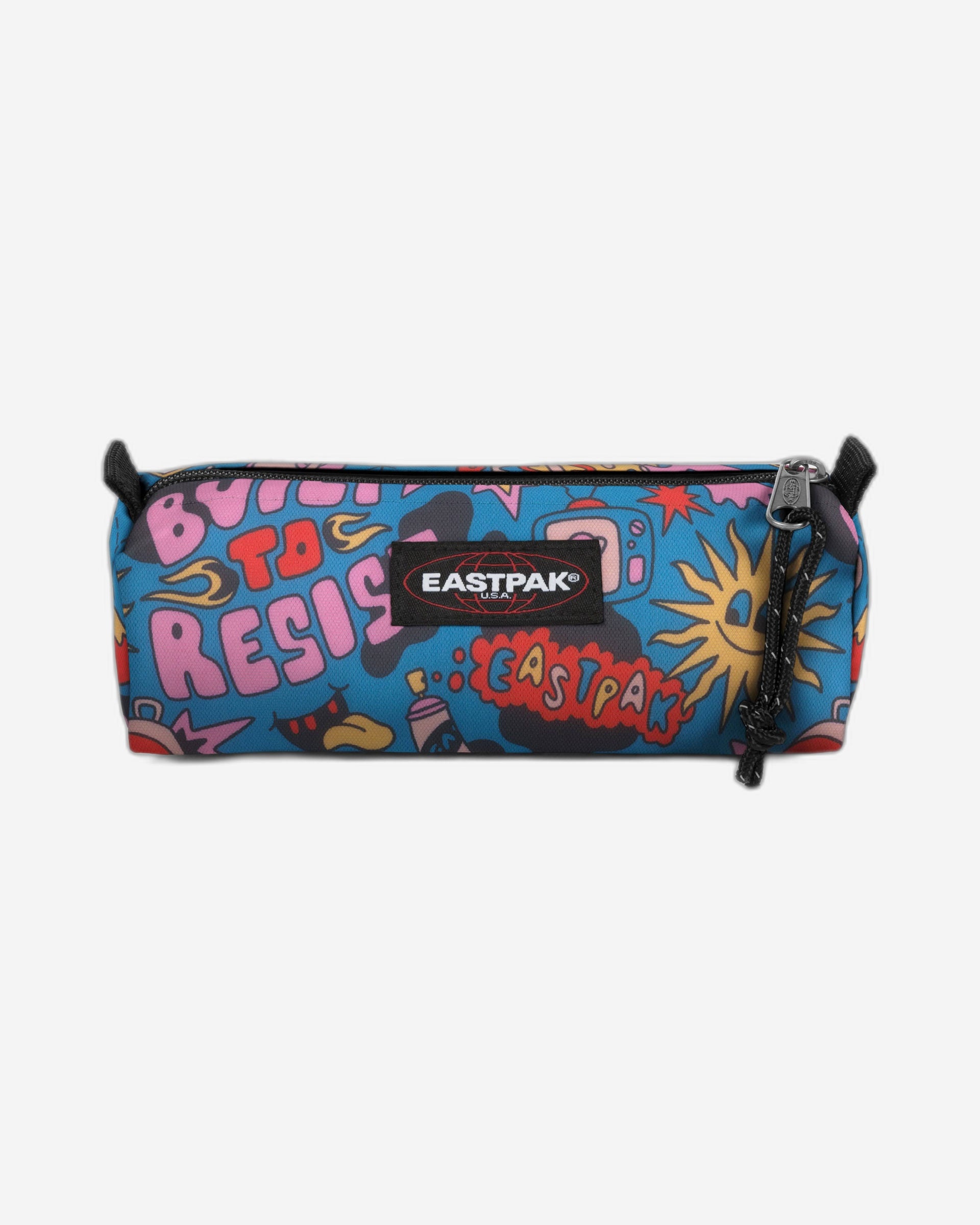 Eastpak Benchmark Single Doodle Blue Small Pencil Case - EK0003727D7