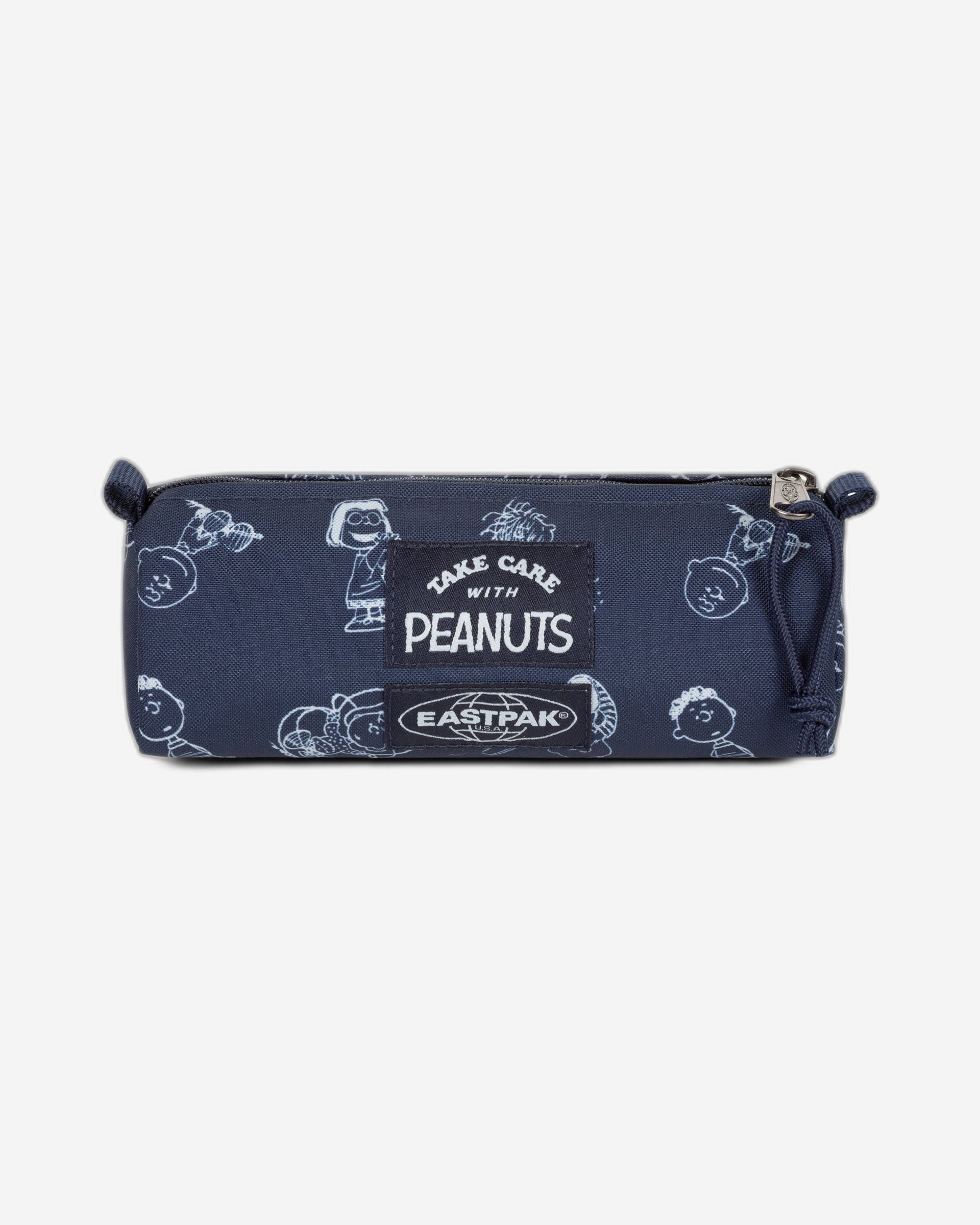 Eastpak Benchmark Single Peanuts Navy Small Pencil Case - EK0003727O01