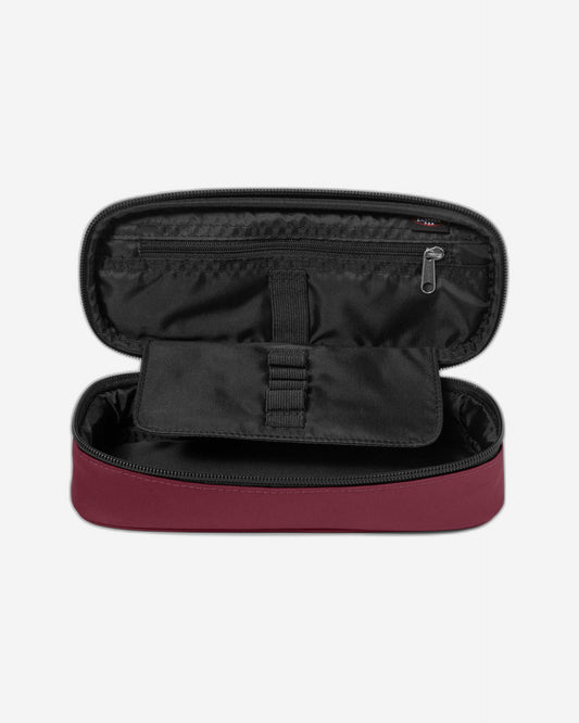 Eastpak Oval Single Bushy Burgundy Large Hard Pencil Case - EK0007172A9