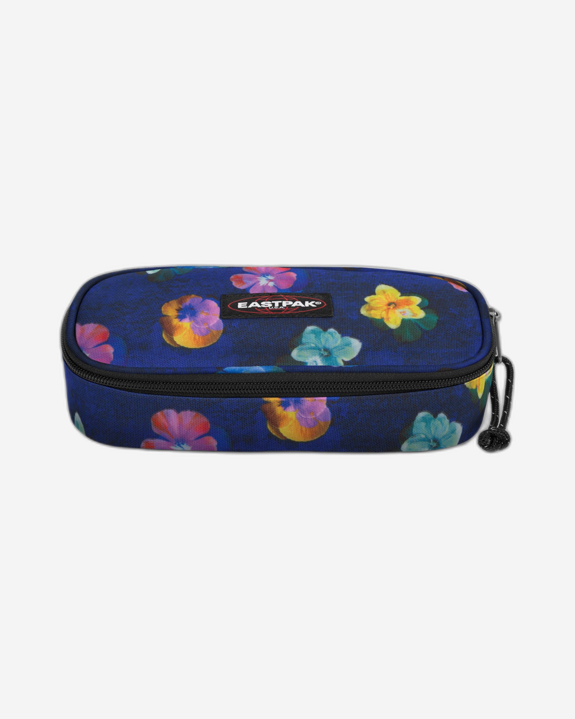 Eastpak Oval Single Flowerblur Navy Hard Pencil Case - EK0007172O41