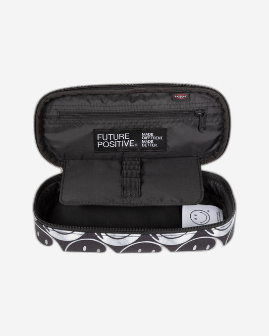Eastpak Oval Single Smiley Yy Black Large Hard Pencil Case - EK0007175K21
