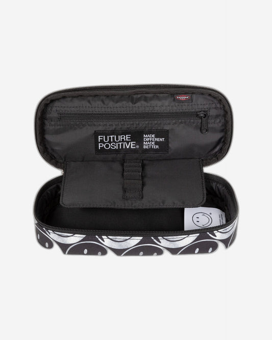 Eastpak Oval Single Smiley Yy Black Large Hard Pencil Case