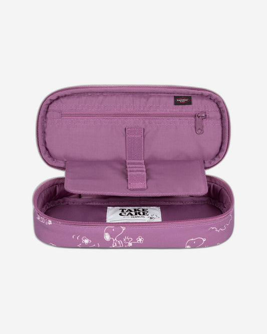 Eastpak Oval Single Peanuts Pink Hard Pencil Case