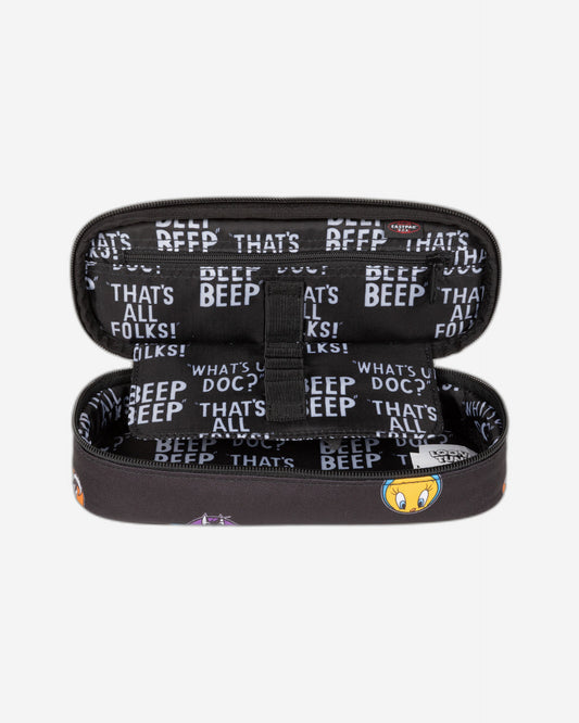 Eastpak Oval Single Looney Tunes Black Large Hard Pencil Case