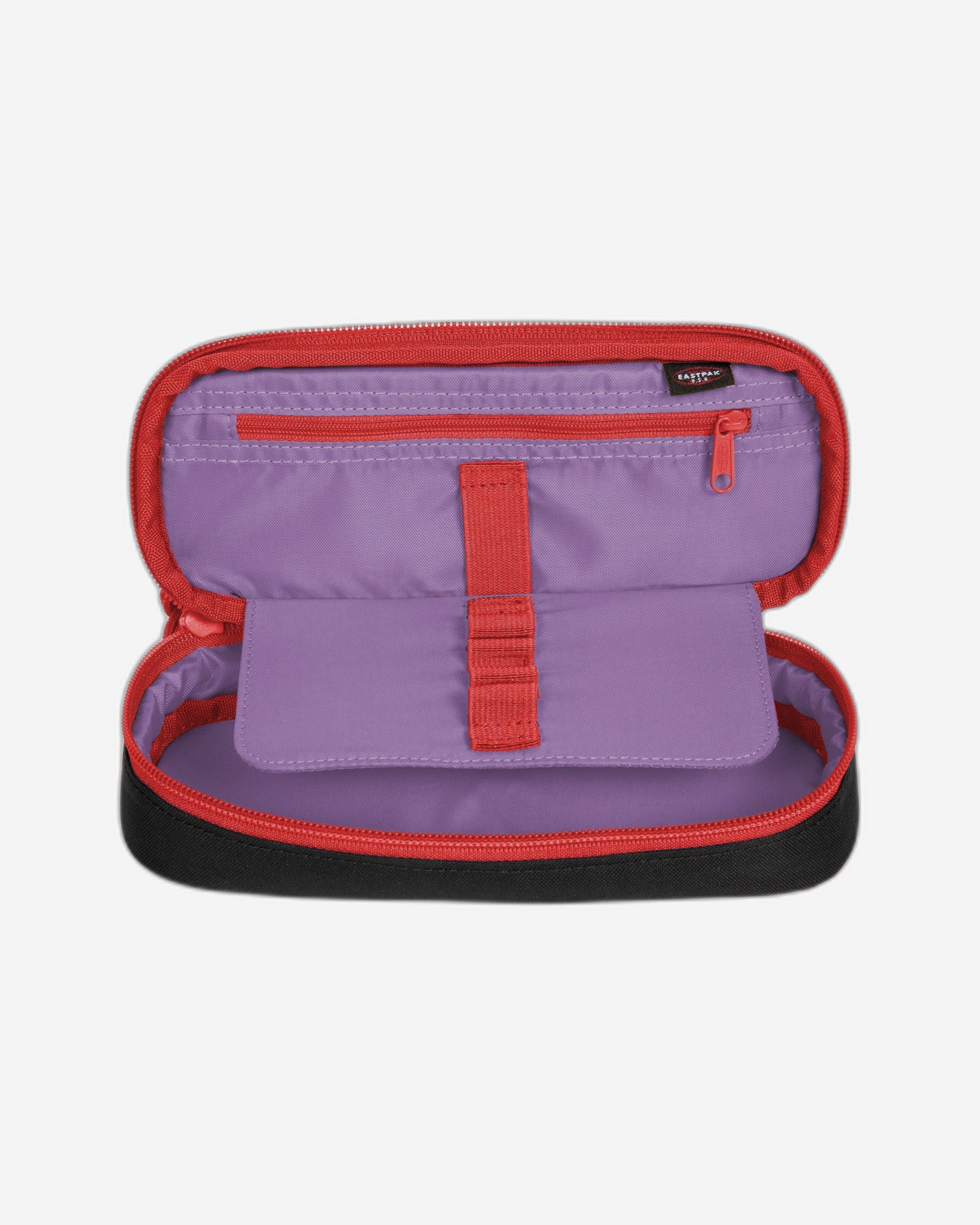 Eastpak Oval Single Kontrast Violet Red Large Hard Pencil Case - EK000717U661