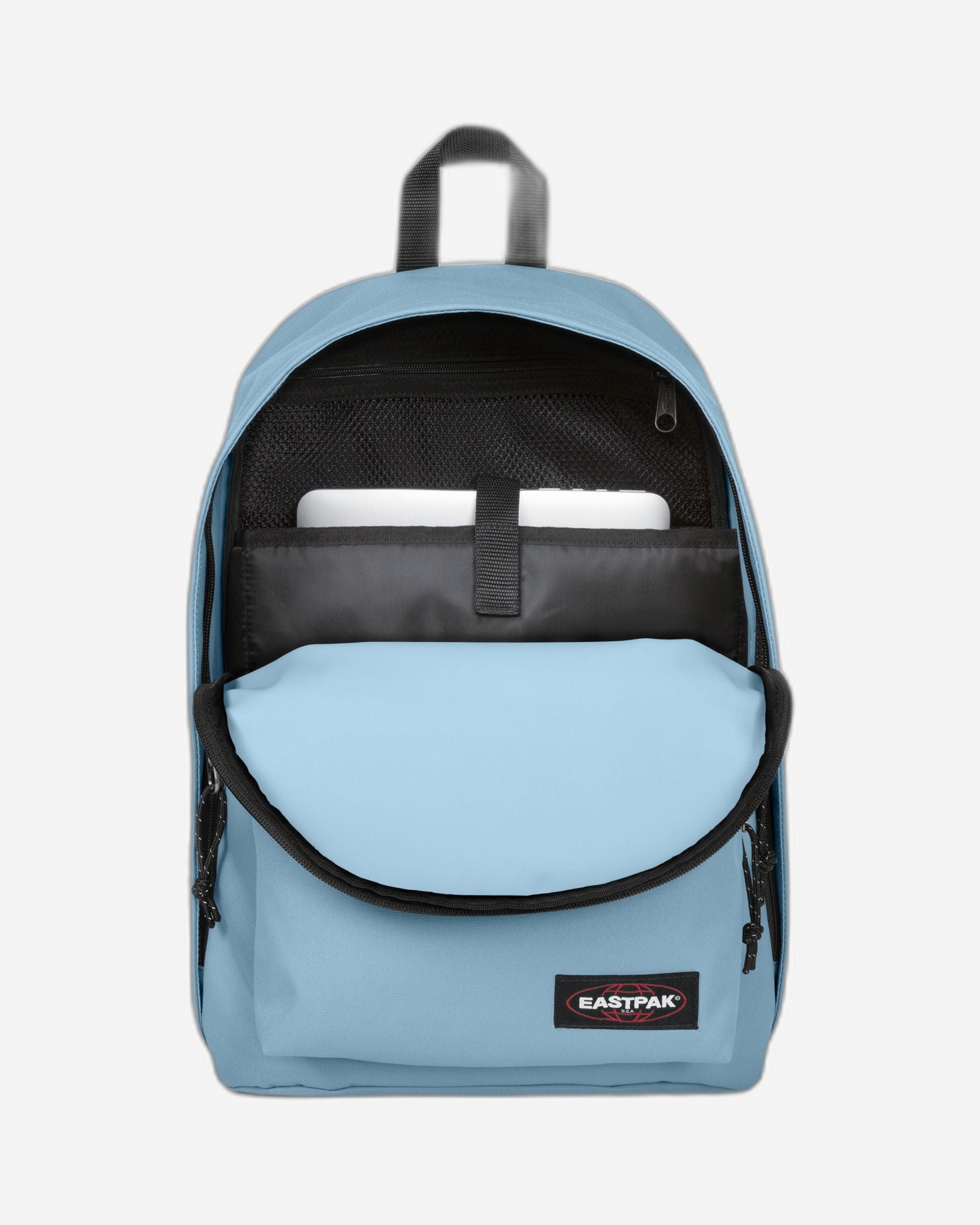 Eastpak Out Of Office Icy Blue Medium Backpack with laptop protection - EK0007671O01