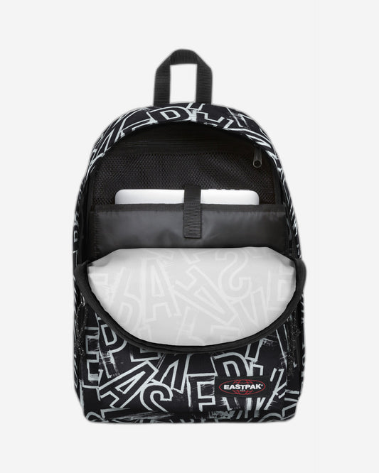 Eastpak Out Of Office Ep Lettersblack Medium Backpack with laptop protection - EK0007672O01