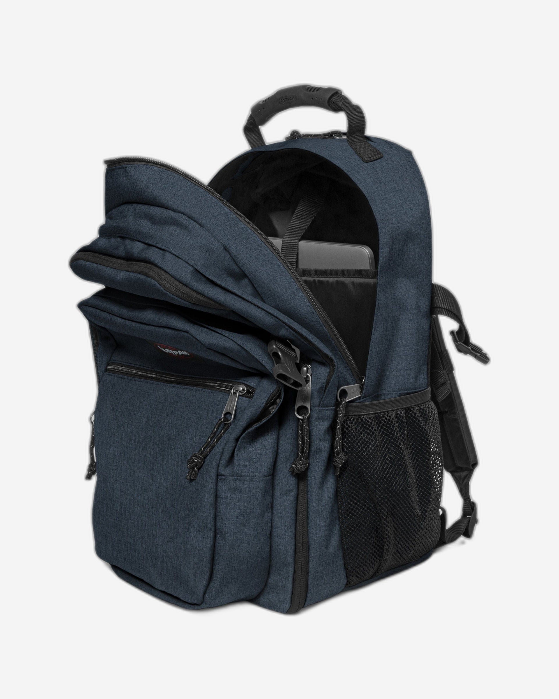 Eastpak Tutor Triple Denim Large Laptop Backpack - EK00095526W