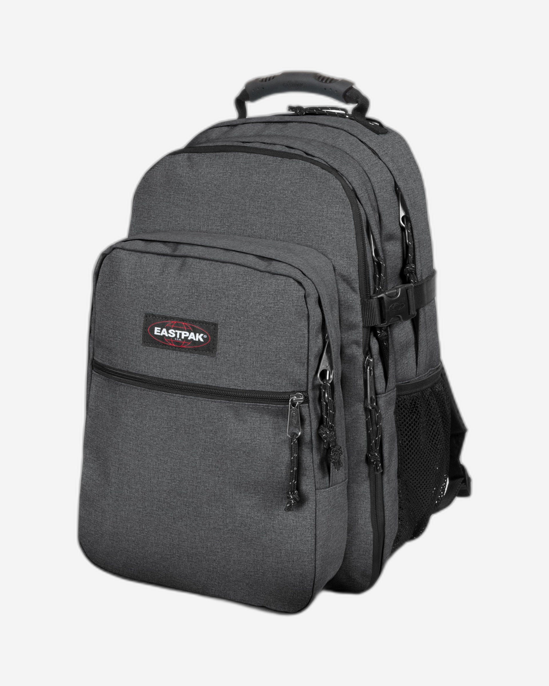 Eastpak Tutor Black Denim Large Laptop Backpack - EK00095577H