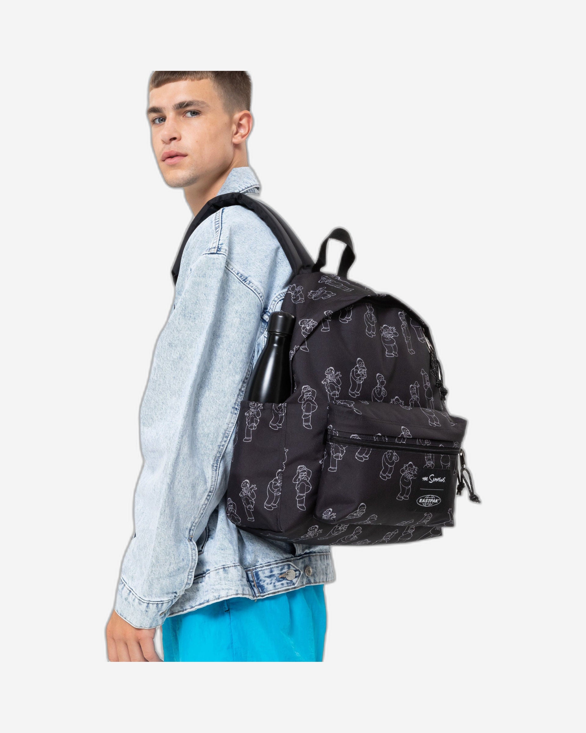 Eastpak Padded Zippl'R + The Simpsons Black Medium Backpack - EK0A5B747A1