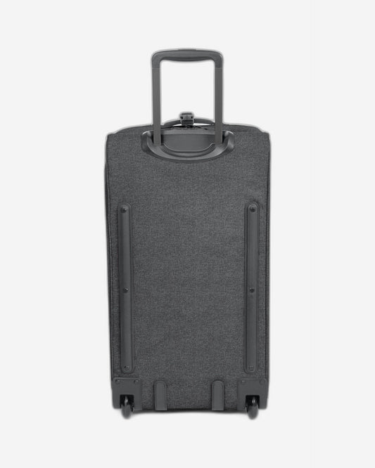Eastpak Double Tranverz M Black Denim Medium Travel Trolley Bag - EK0A5B8877H1