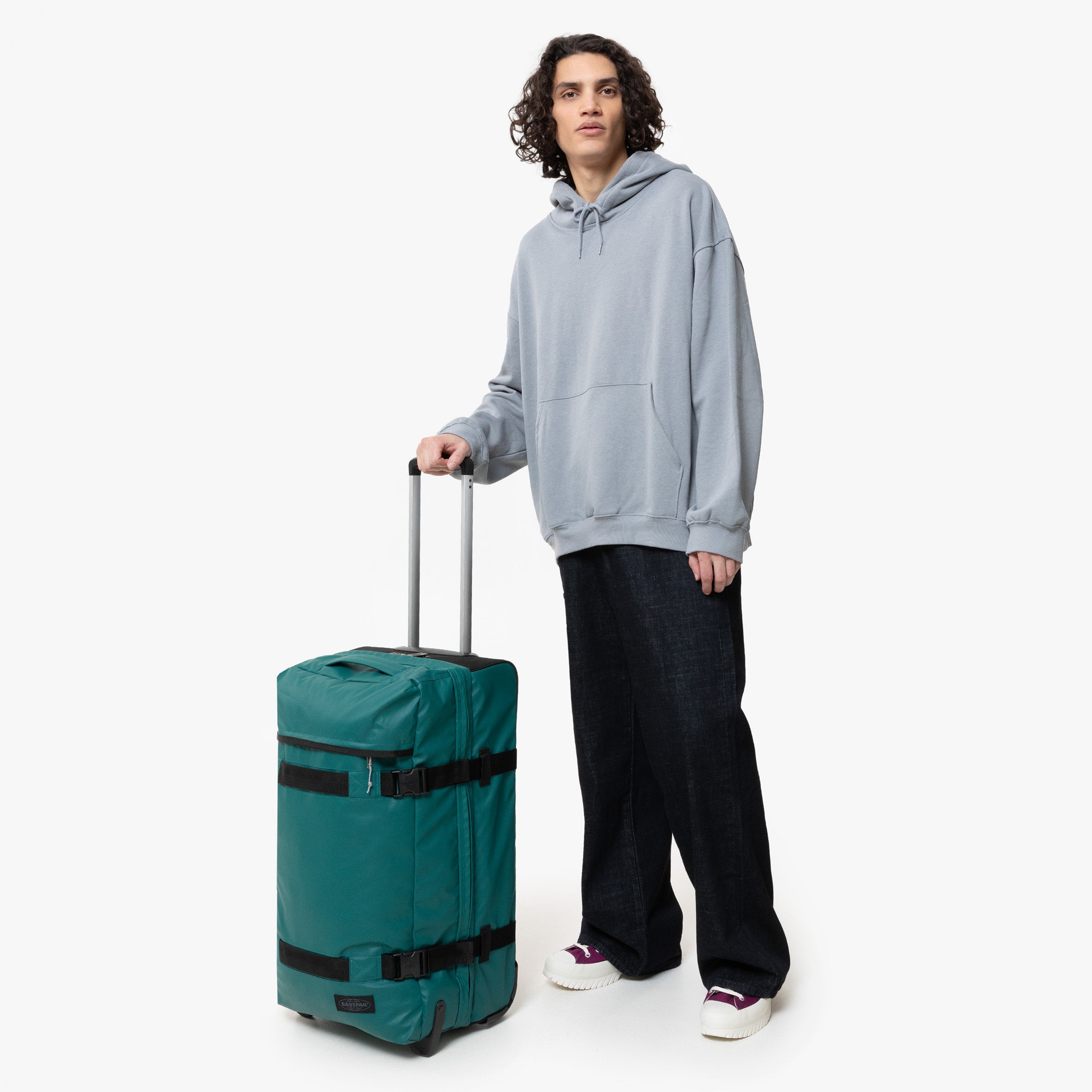 Eastpak Transit'R M Tarp Petrol Medium Soft Luggage