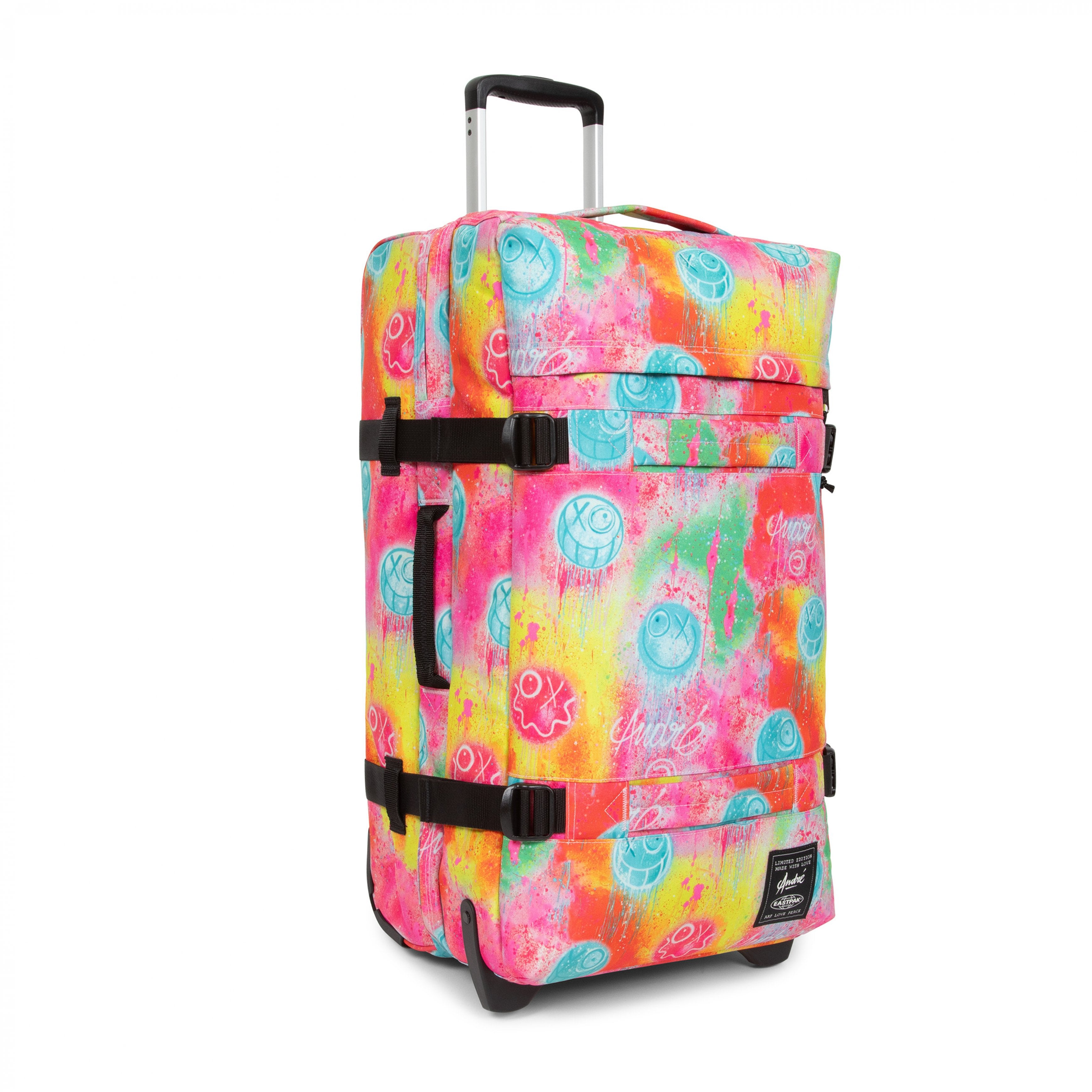 Eastpak Transit'R M Fluo Clouds Medium Soft Luggage - EK0A5BA83O91