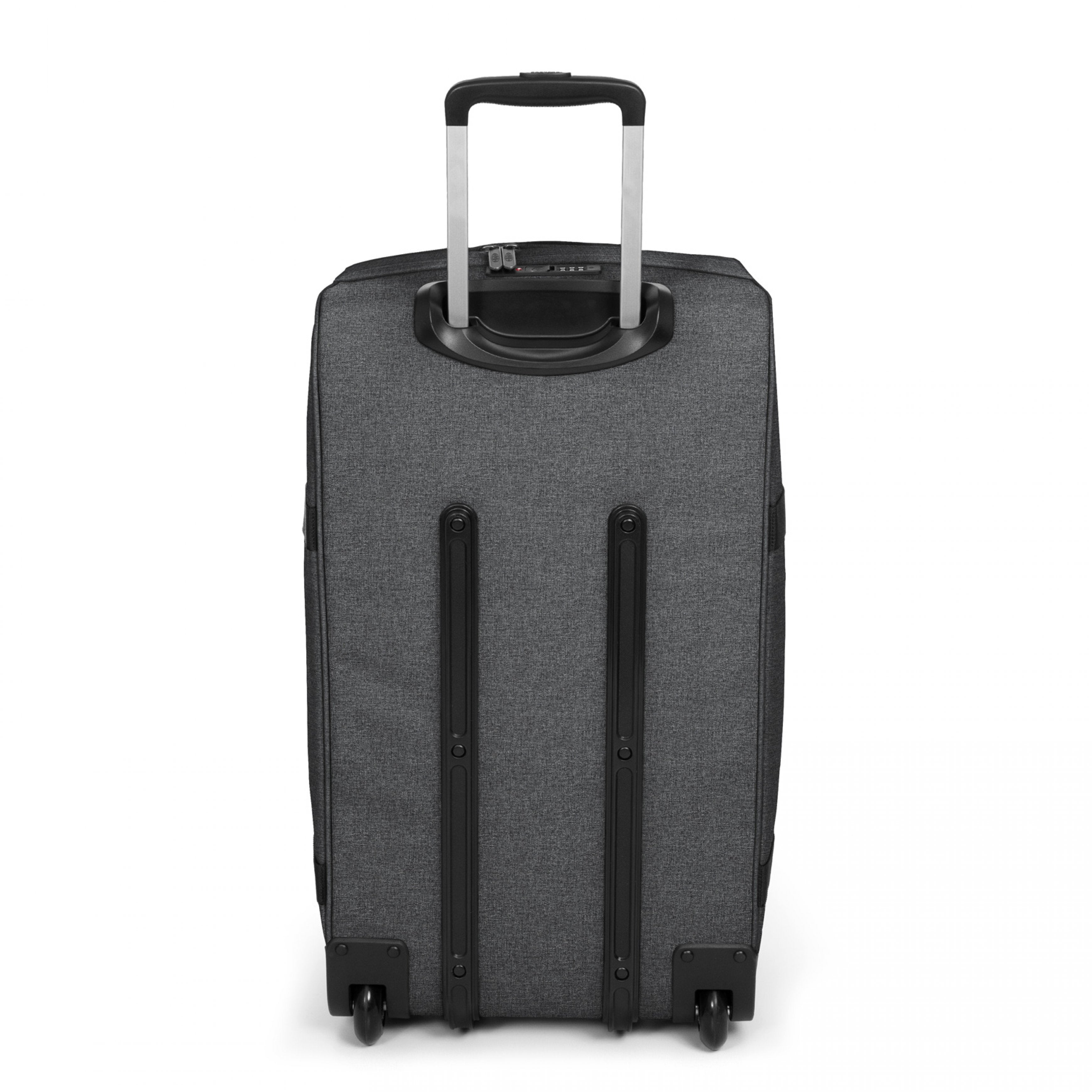 Eastpak Transit'R M Black Denim Medium Soft Luggage - EK0A5BA877H1