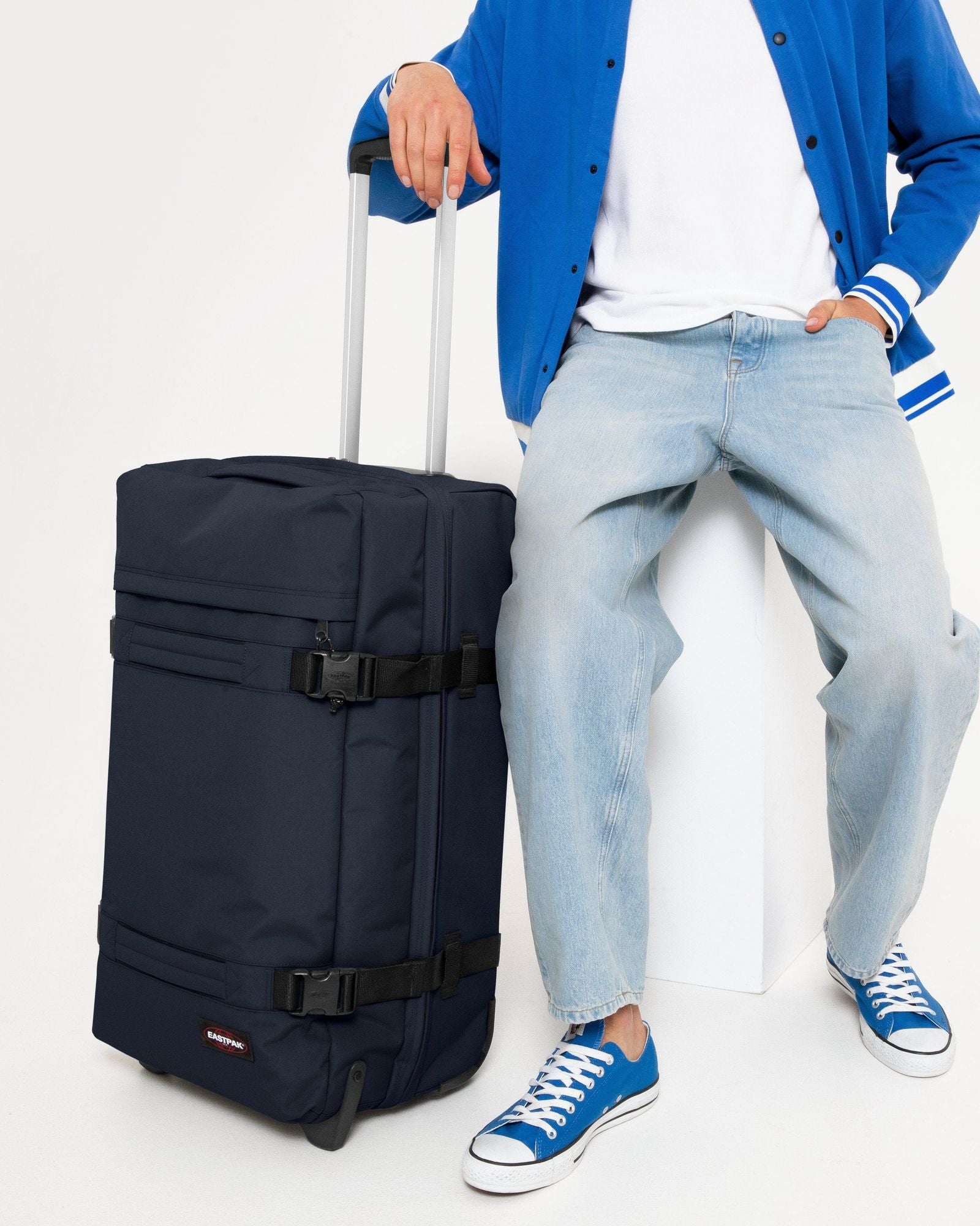 Eastpak Transit'R M Ultra Marine Medium Soft Luggage - EK0A5BA8L83