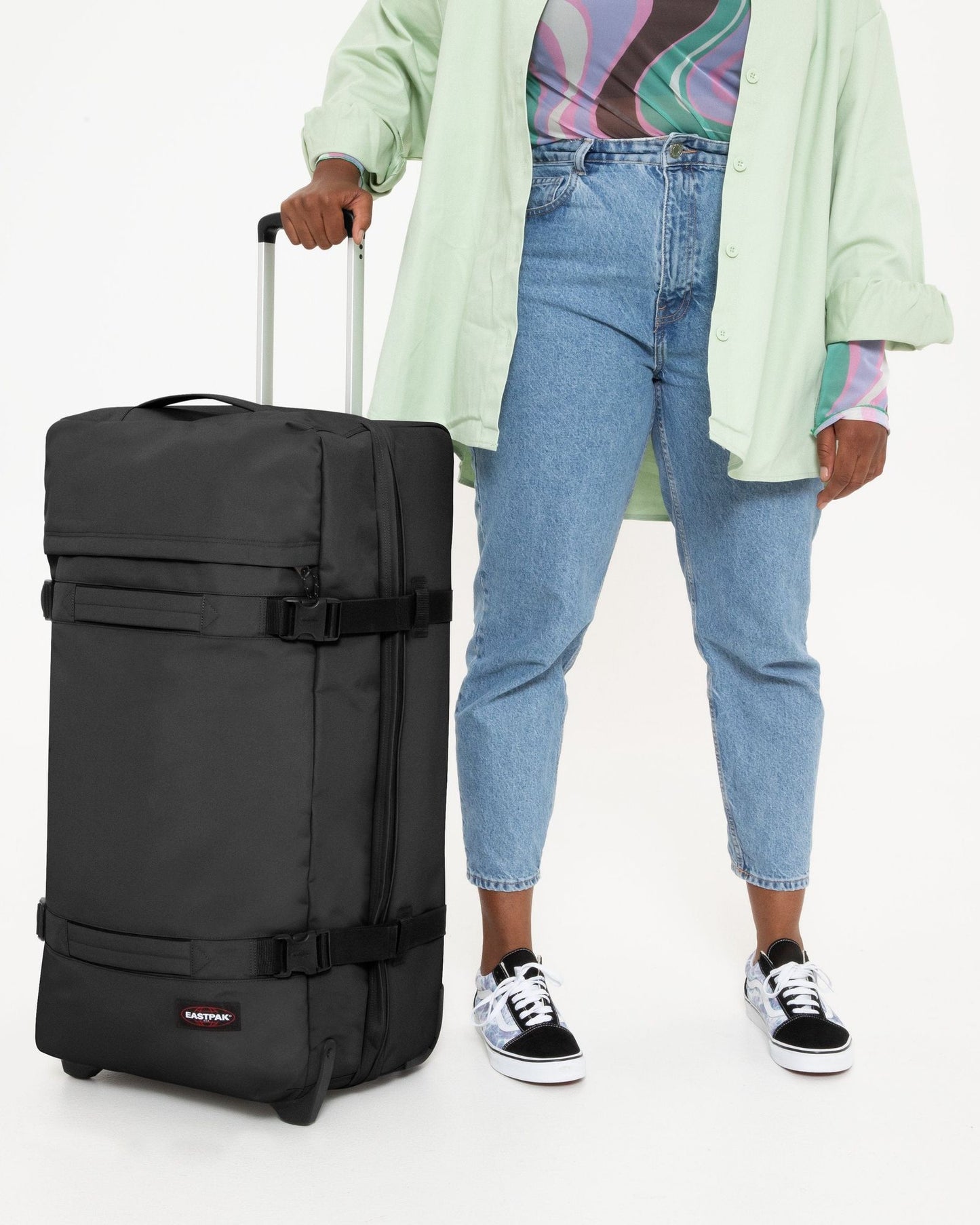 Eastpak Transit'R L Black Large Soft Luggage - EK0A5BA9008