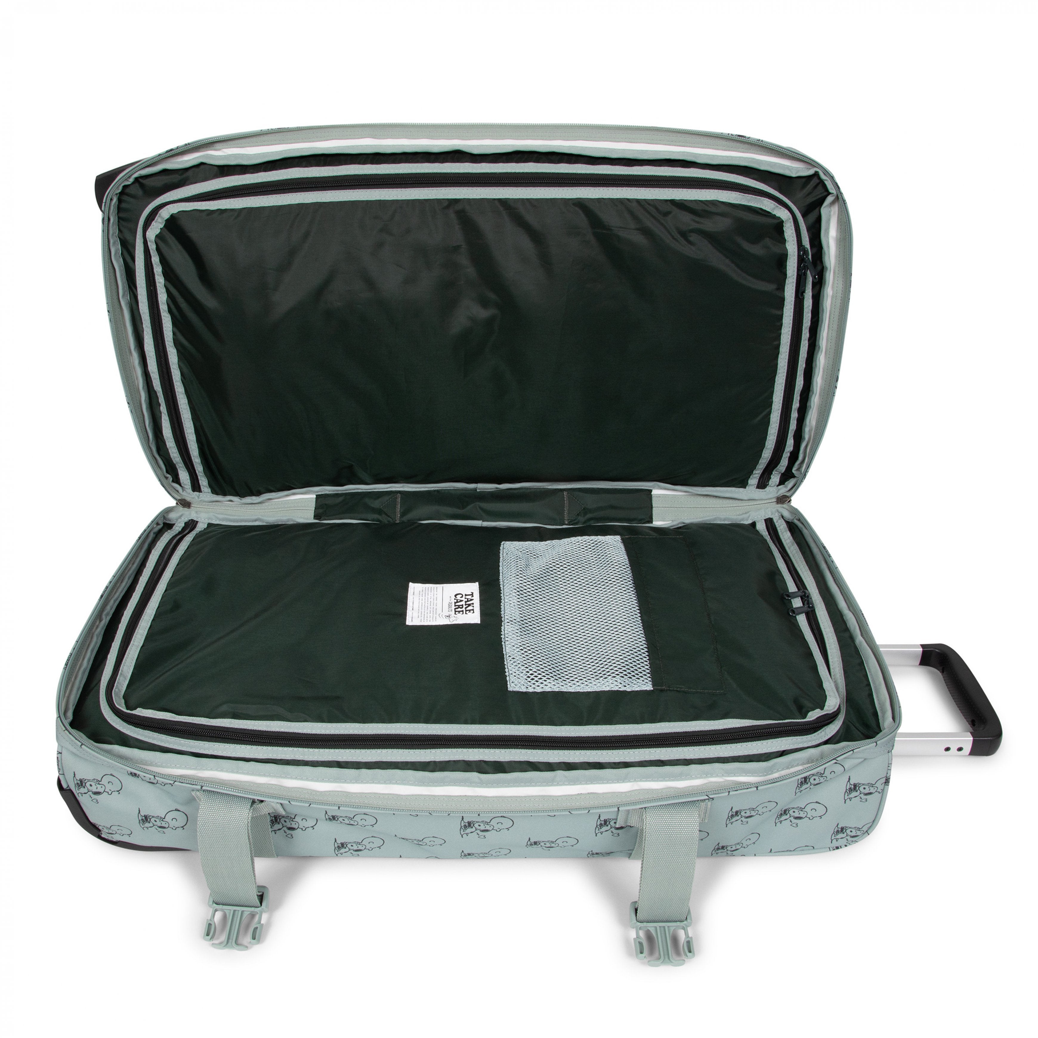Eastpak Transit'R L Peanuts Mint Large Soft Luggage - EK0A5BA96O81