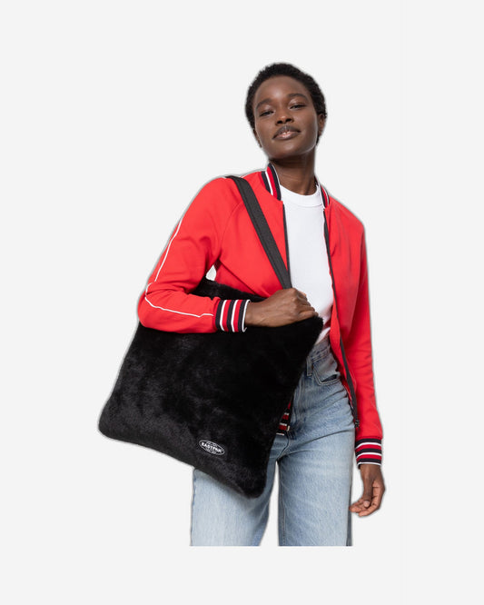 Eastpak Charlie Fuzzy Black Tote Bag
