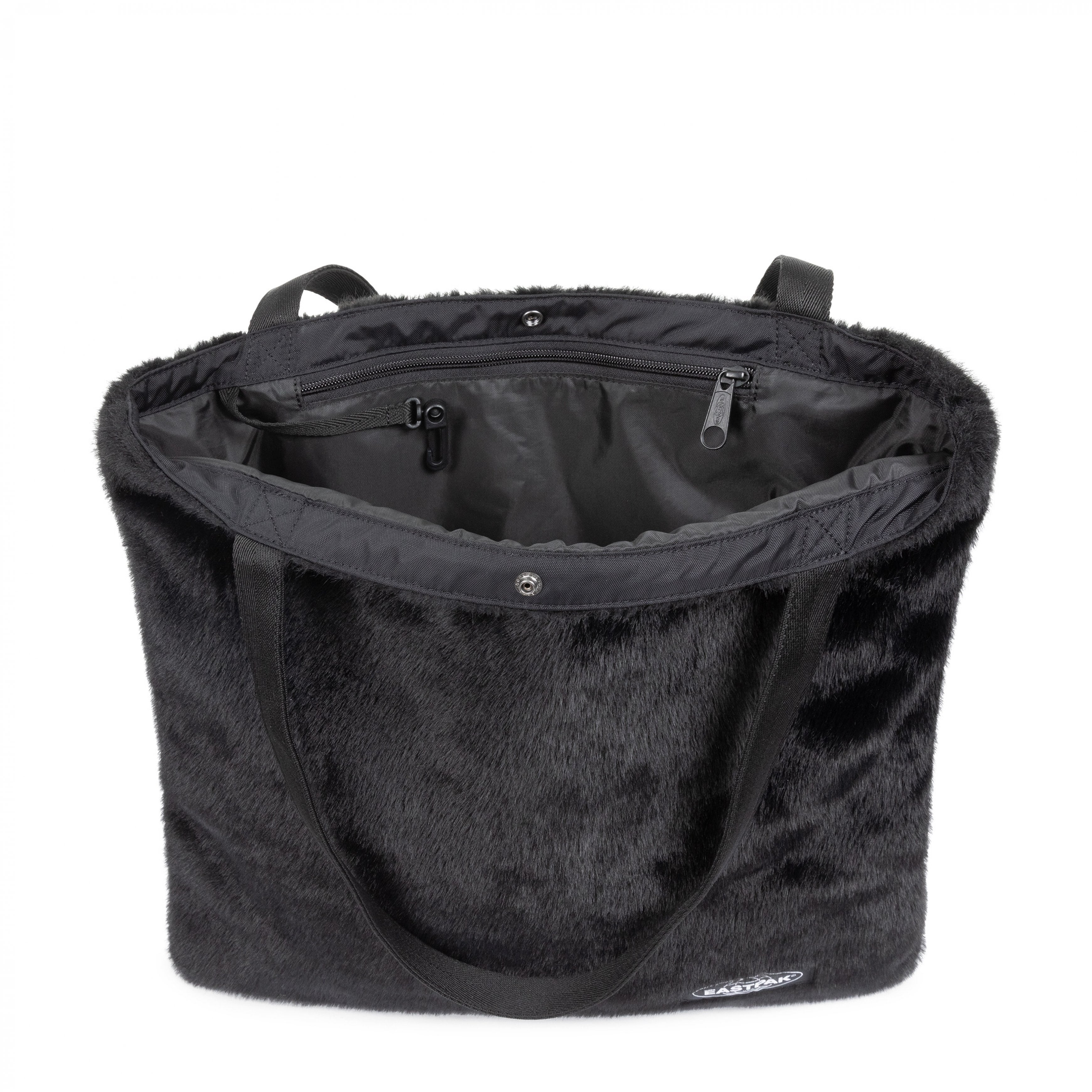 Eastpak Charlie Fuzzy Black Tote Bag