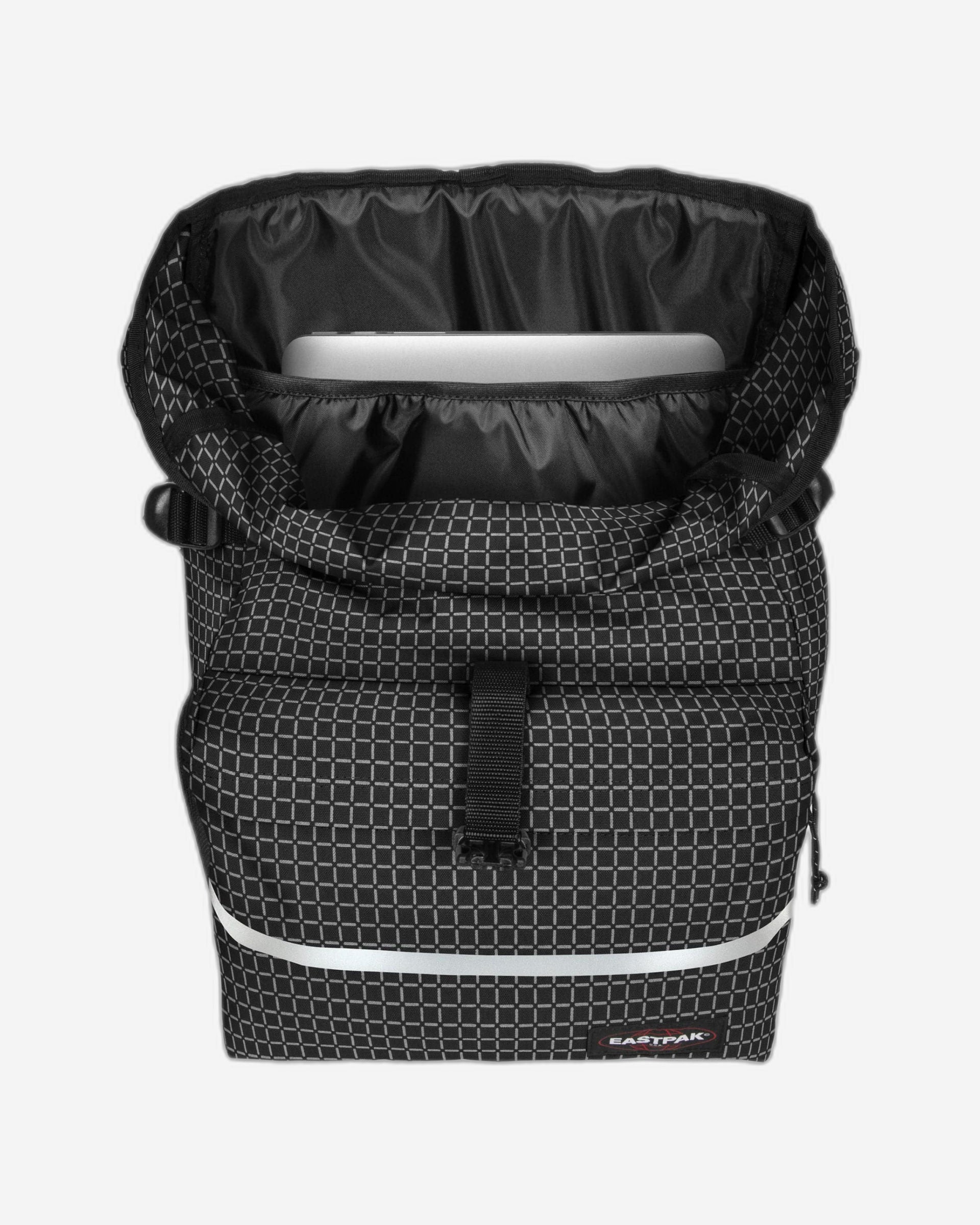 Eastpak Maclo Bike Refleks Black Large Top-Loading Backpack - EK0A5BD4U361