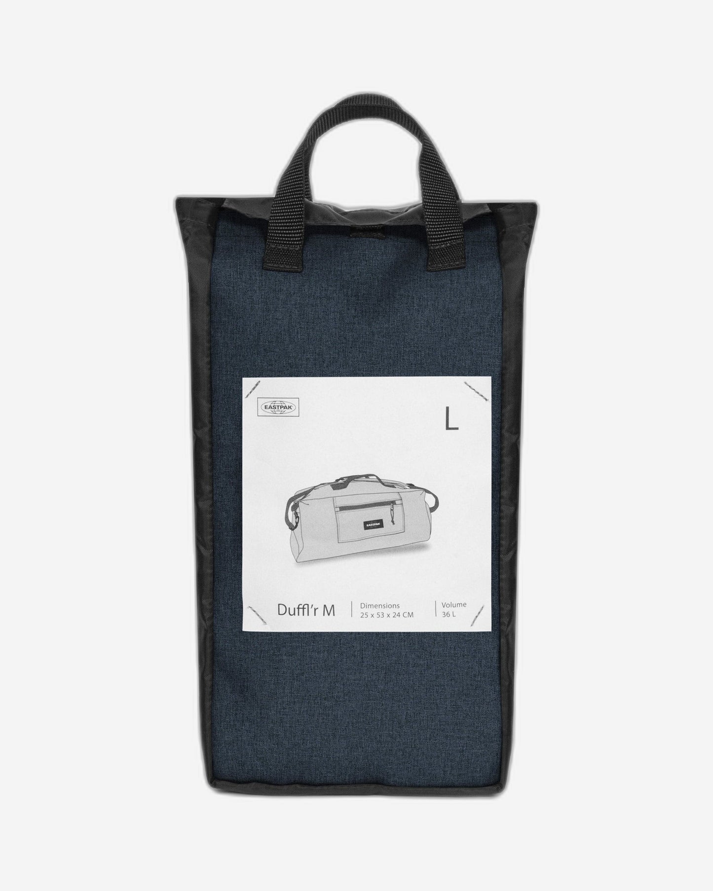 Eastpak Duffl'R L Triple Denim Large Duffle Bag - EK0A5BER26W