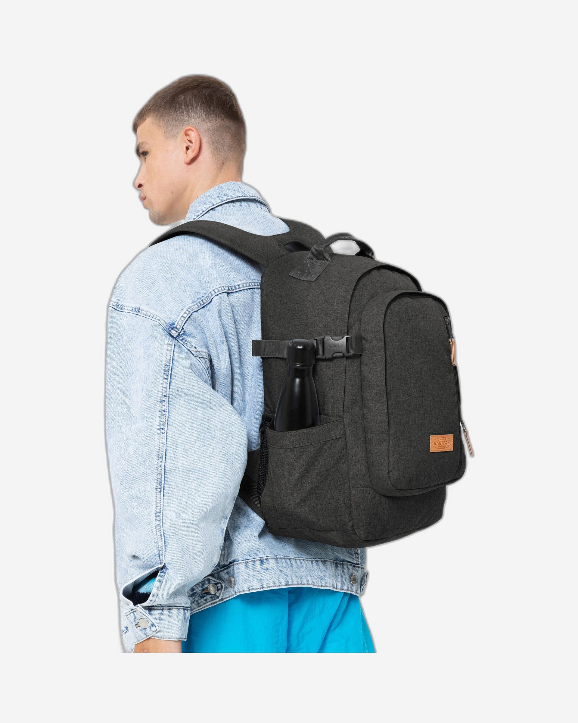 Eastpak Smallker CS Black Denim2 Medium Backpack - EK0A5BEX0B41