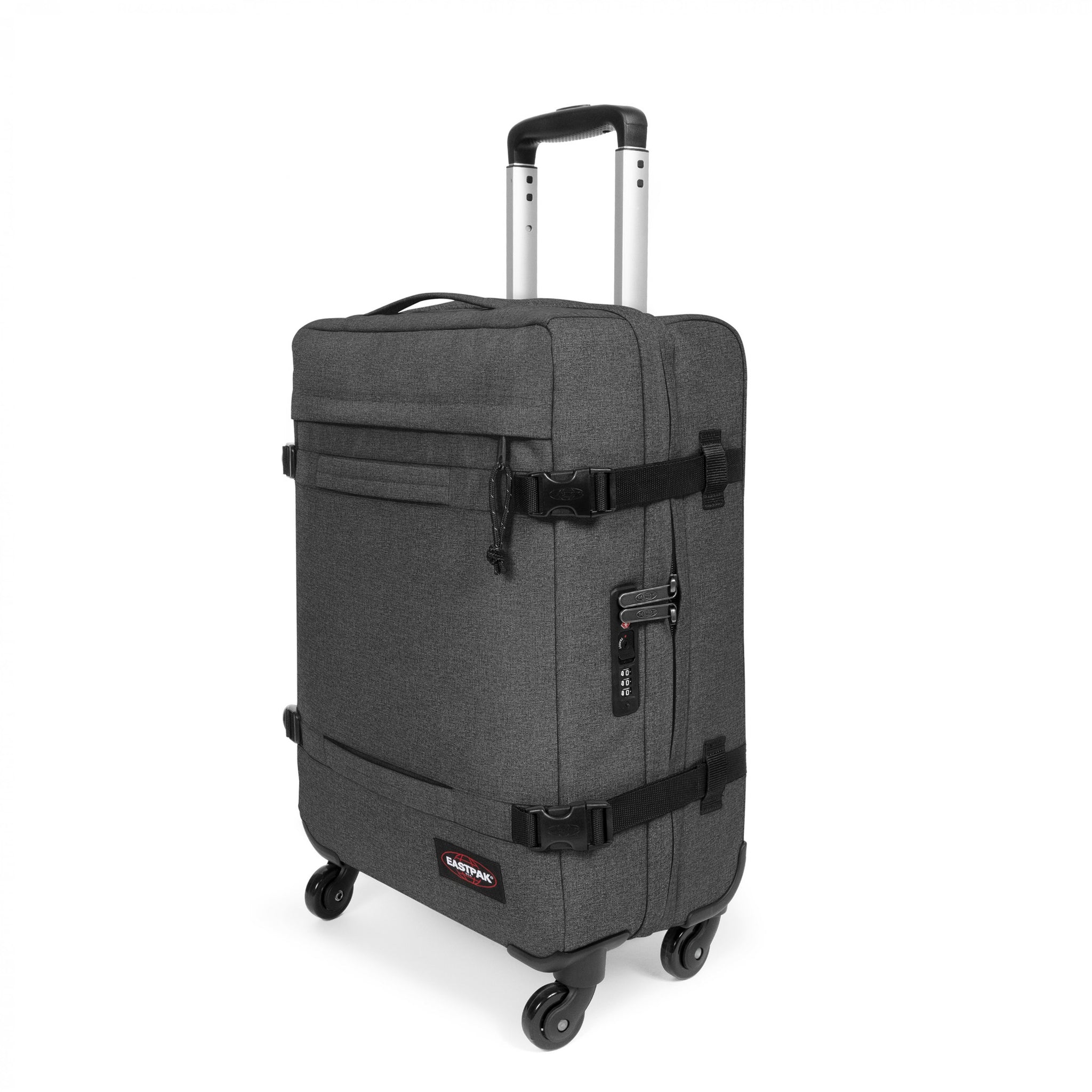 Eastpak Transit'R 4 S Black Denim Four-wheeled carry on luggage - EK0A5BFI77H1
