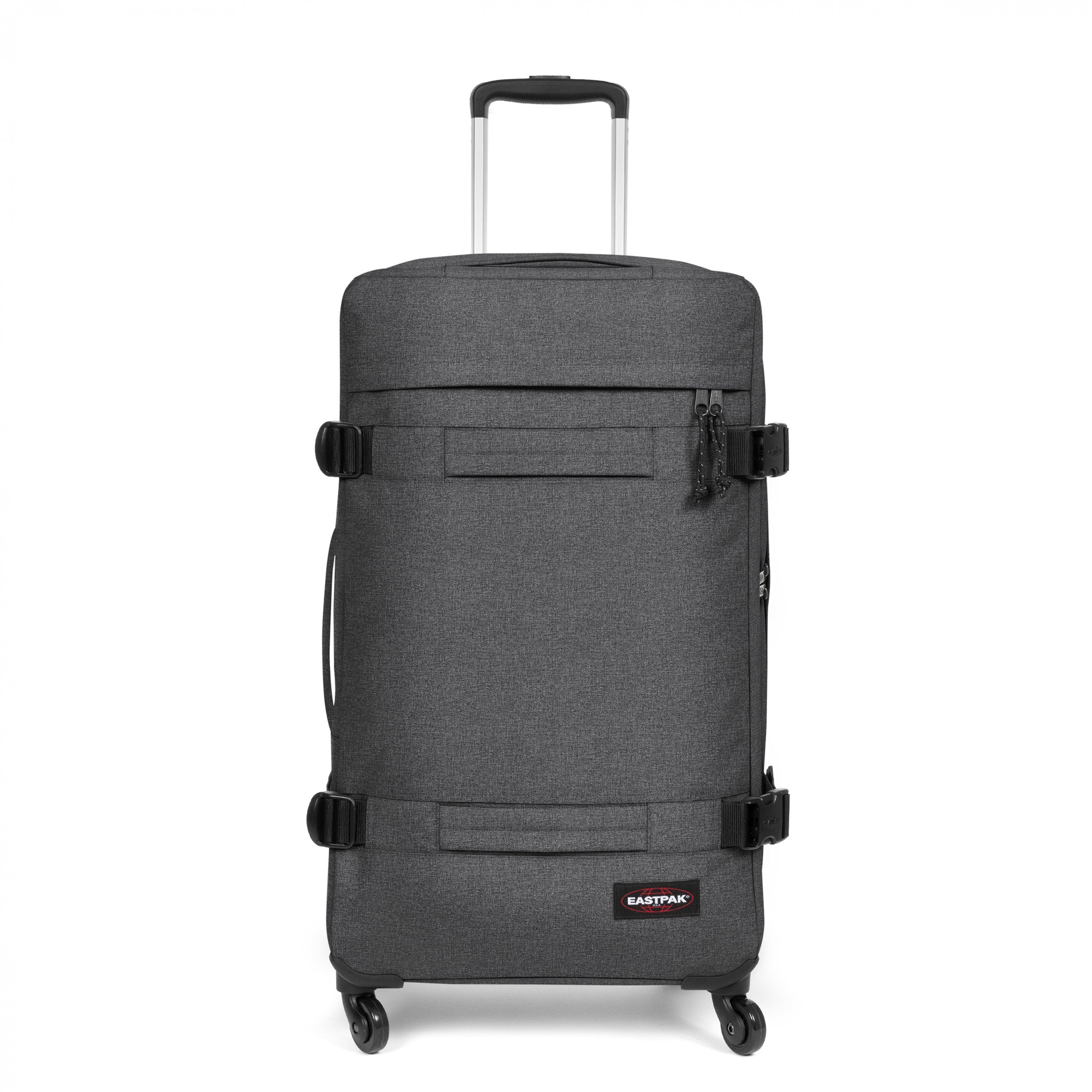 Eastpak Transit'R 4 M Black Denim Four-wheeled medium luggage