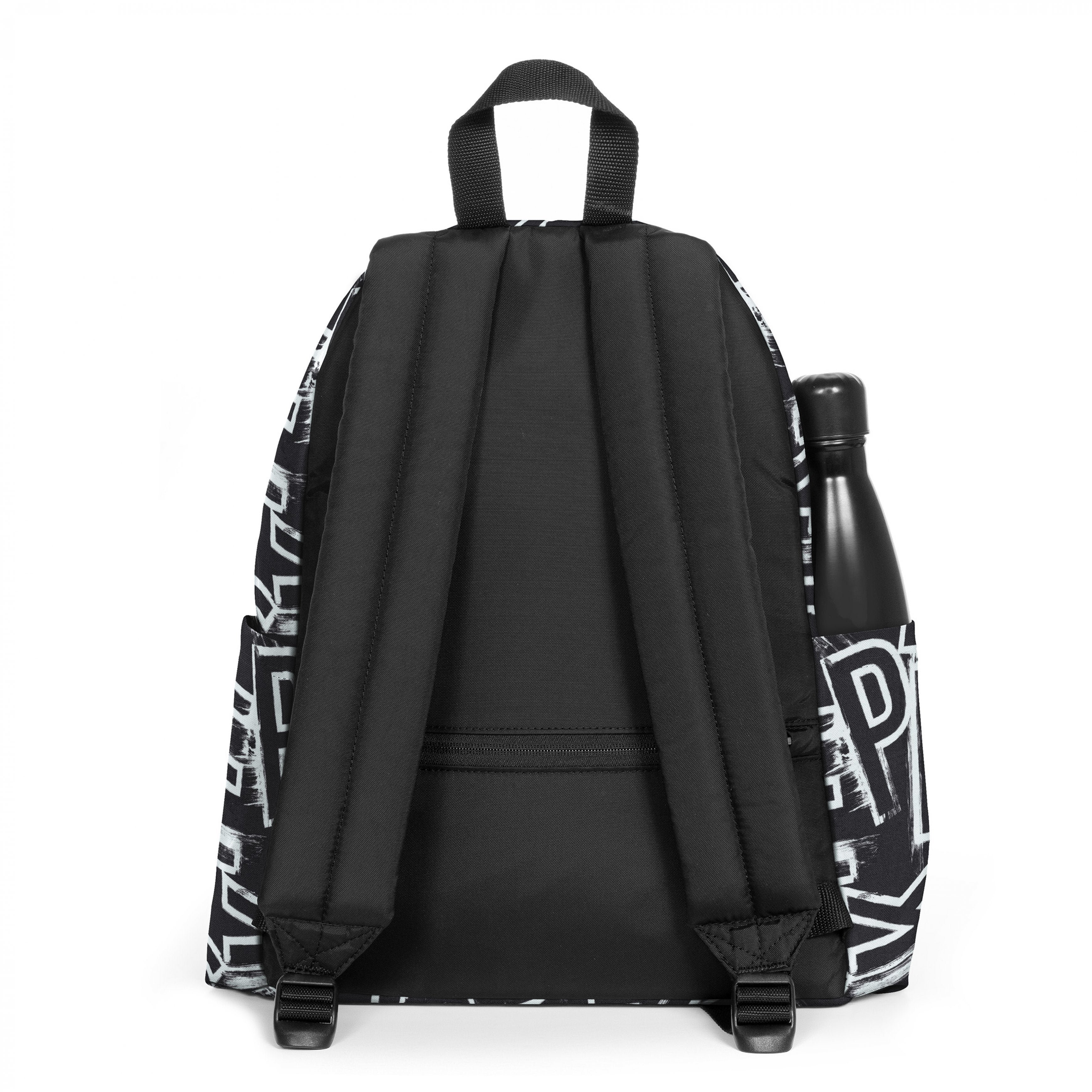 Eastpak Day Pak'R Ep Lettersblack Medium backpack with bottle holder and laptop sleeve - EK0A5BG42O01