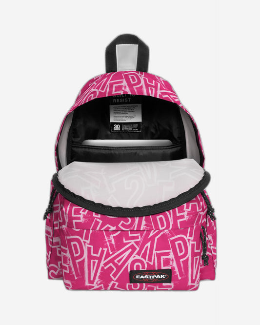 Eastpak Day Pak'R Ep Letterspink Medium backpack with bottle holder and laptop sleeve - EK0A5BG42O21