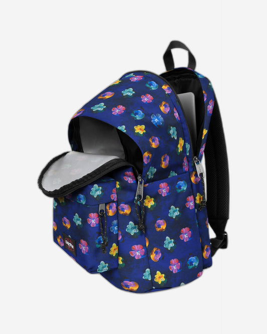 Eastpak Day Office Flowerblur Navy Laptop Backpack