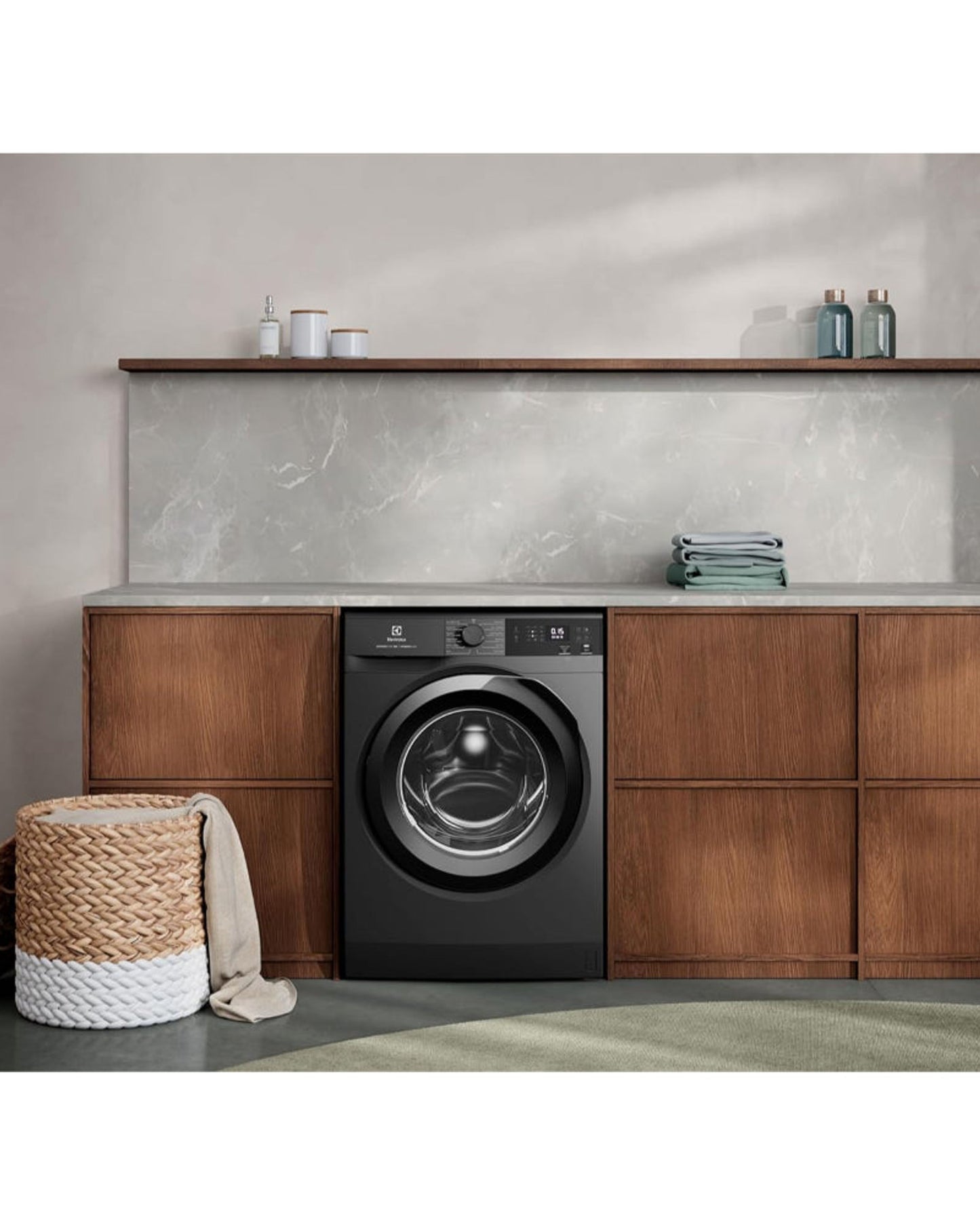 Electrolux 8KG Eco Inverter High Efficiency Motor Front Load Washing Machine, 1200 RPM & 5 Star Rating, 12 Programs includes, ULTIMATECARE300, EWF8024D3SC