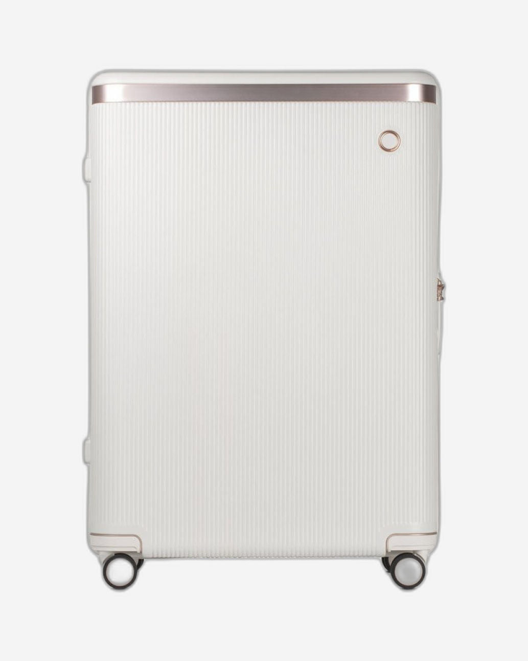 Echolac Dynasty 28" 4 Double Wheel Check-In Luggage Trolley Ivory White - PC142 Ivory White 28