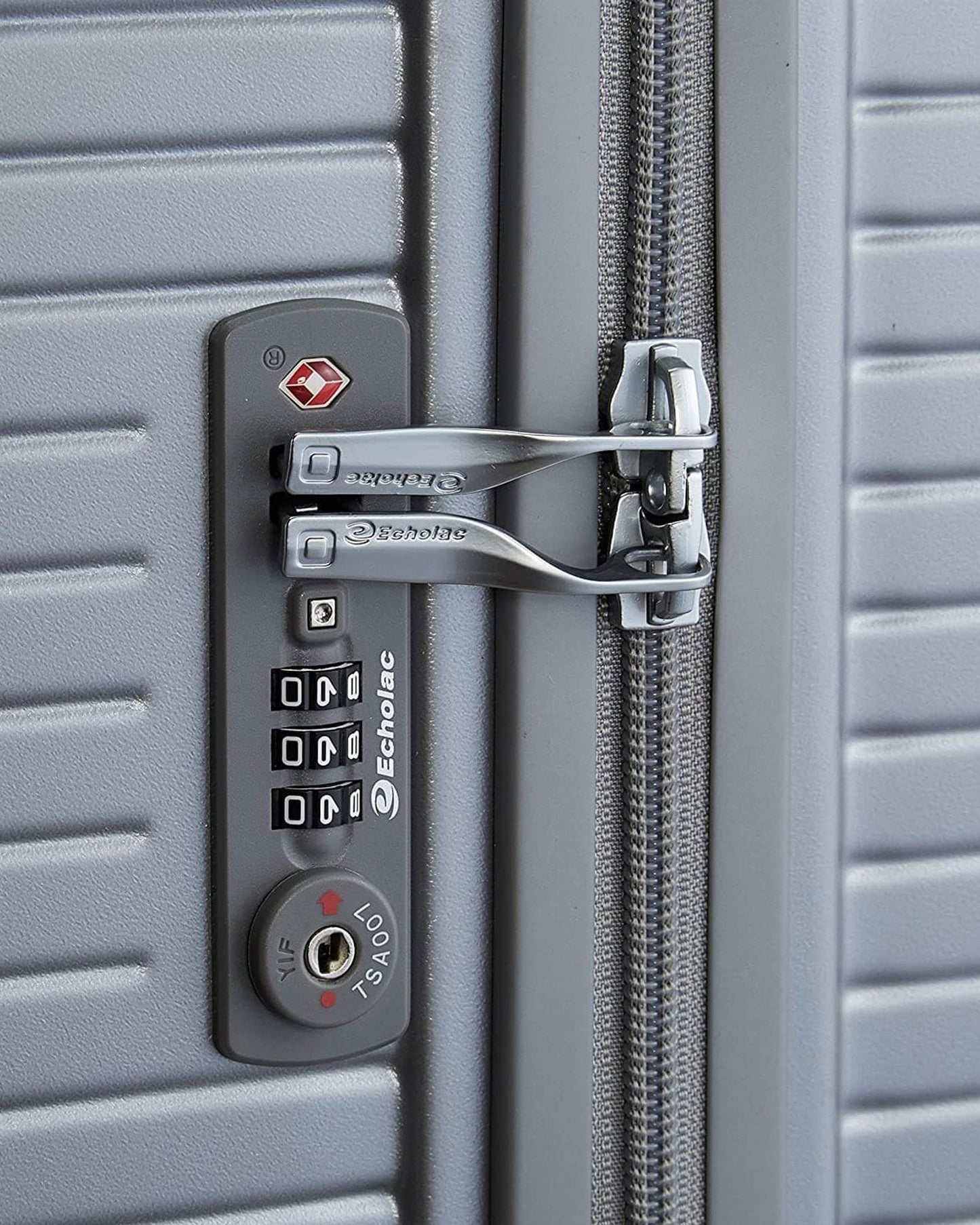 Echolac Shogun 20" Cabin Luggage Silver