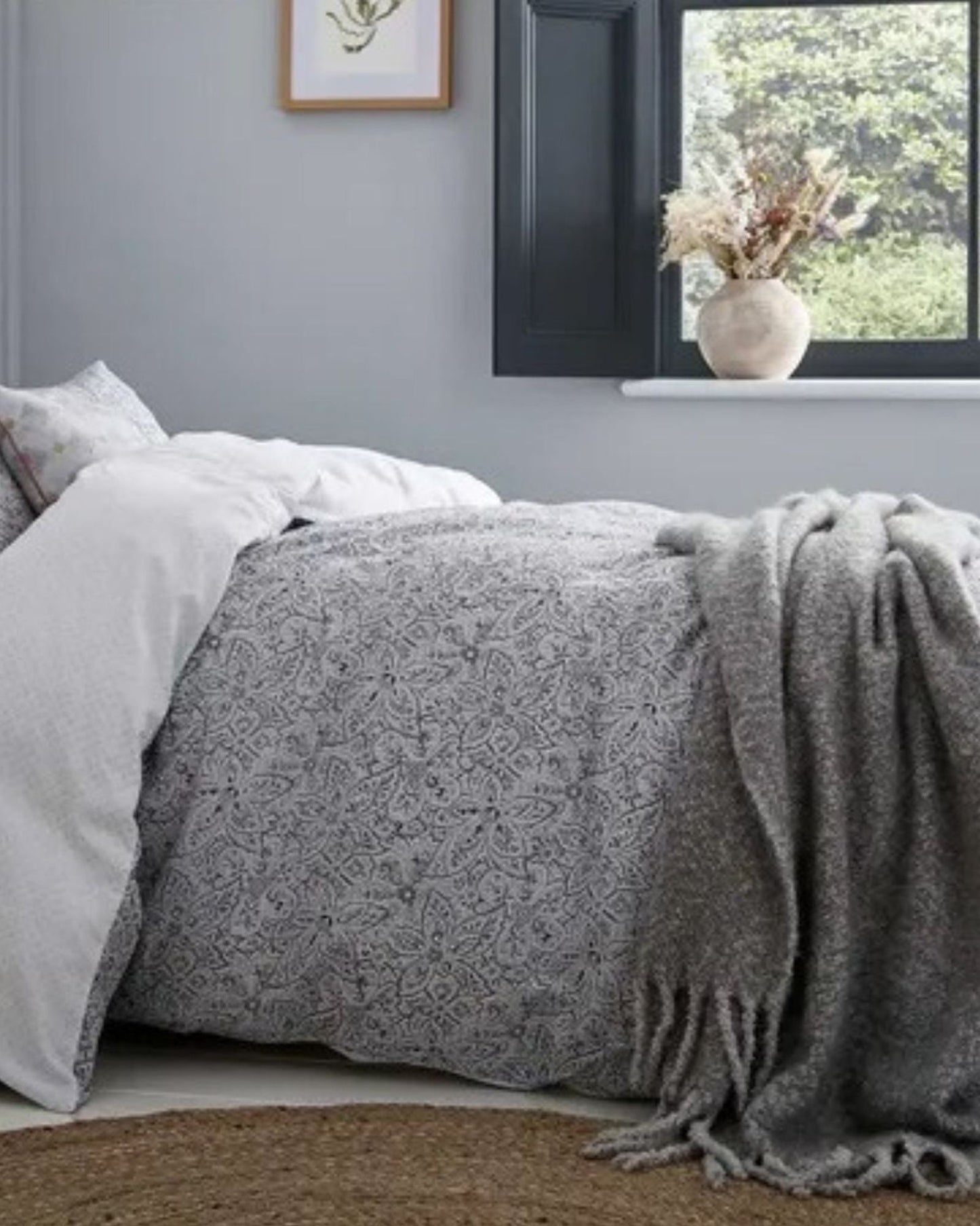 Helena Springfield "Fable Mc Eloise" Duvet Cover Sets in Grey