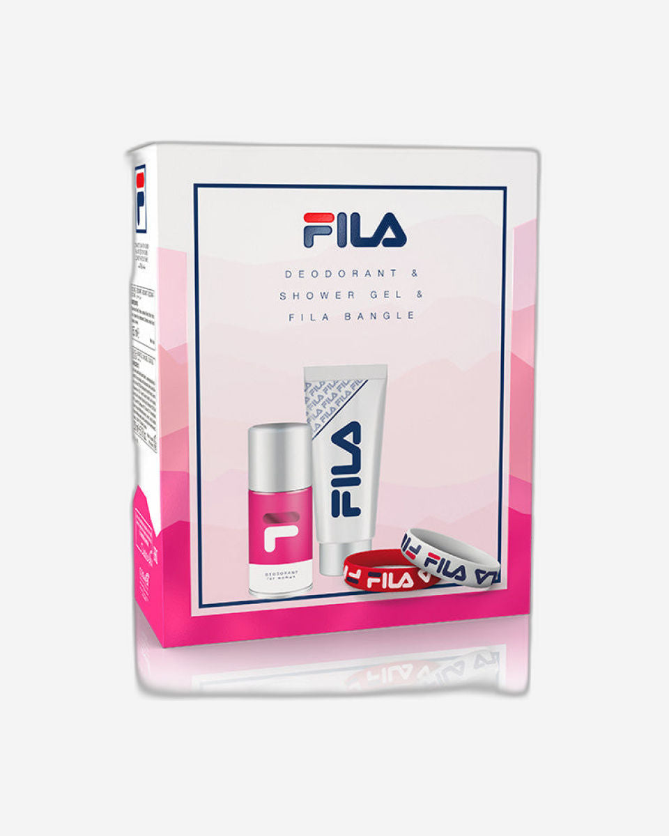 Fila Perfumery Deodorant +Shower Gel 200ml (Coffret Standard Tube) + Bangle for Women