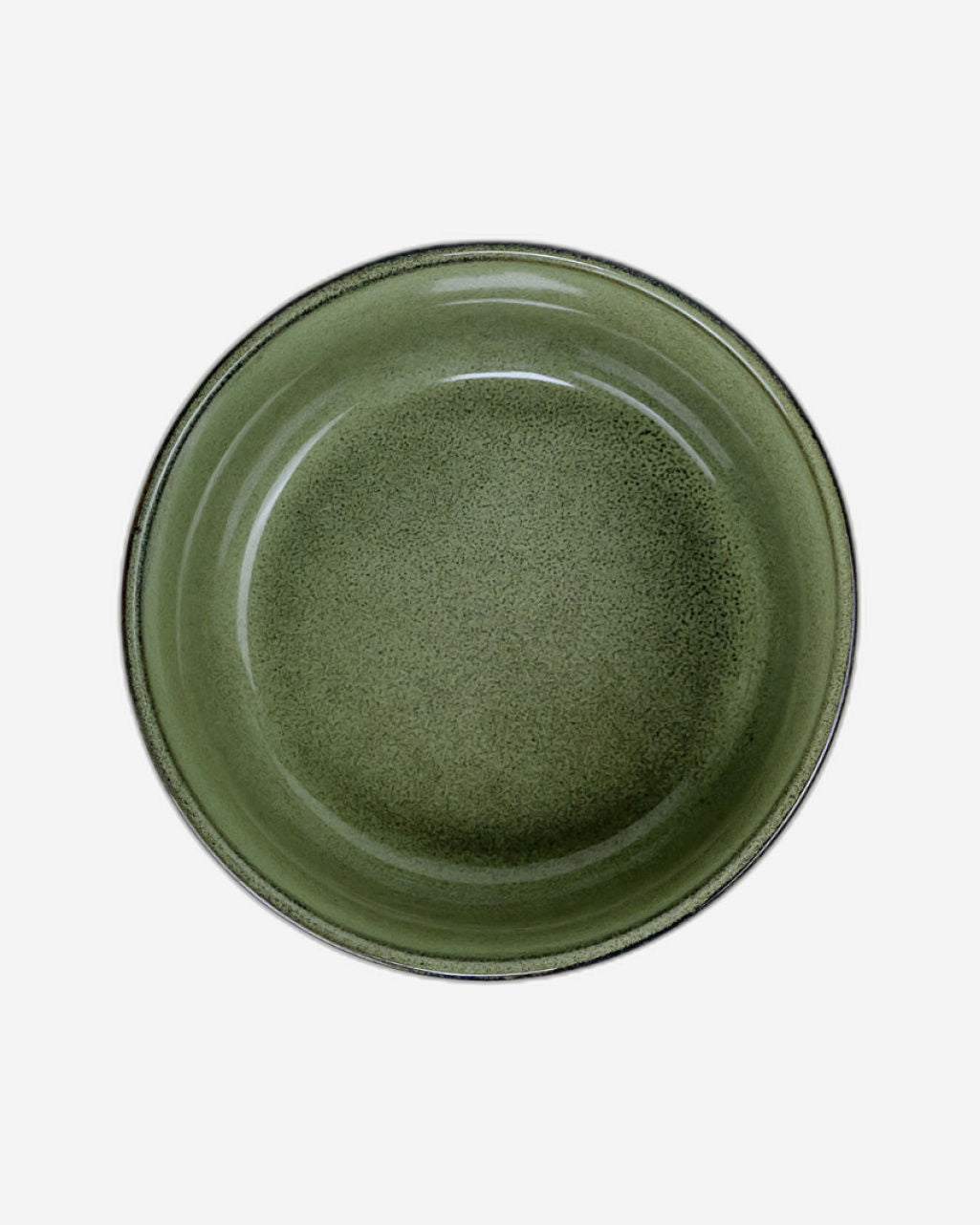 Cuisine Art Lara Collection, Modern & Durable 15cm Stoneware Bowl, Green (Set of 1)