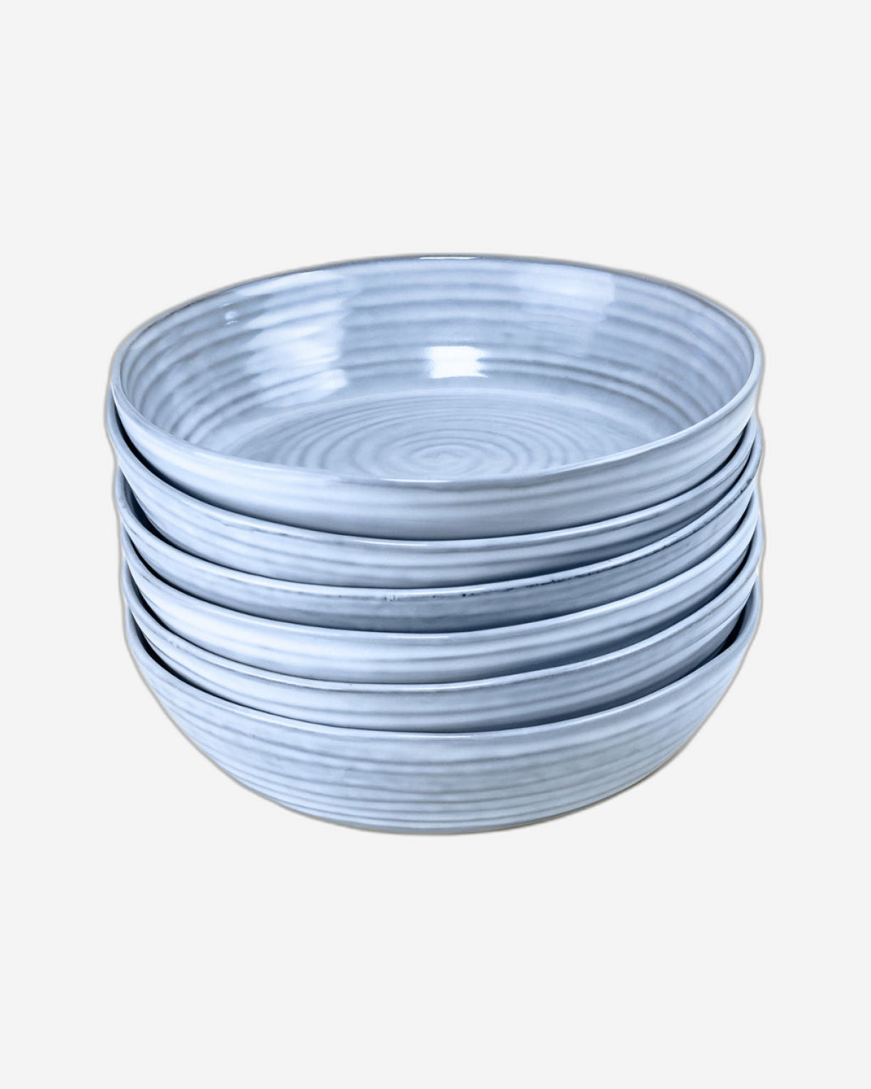 Cuisine Art Tia Stoneware Soup Plate - 23cm, Blue (Set of 1)