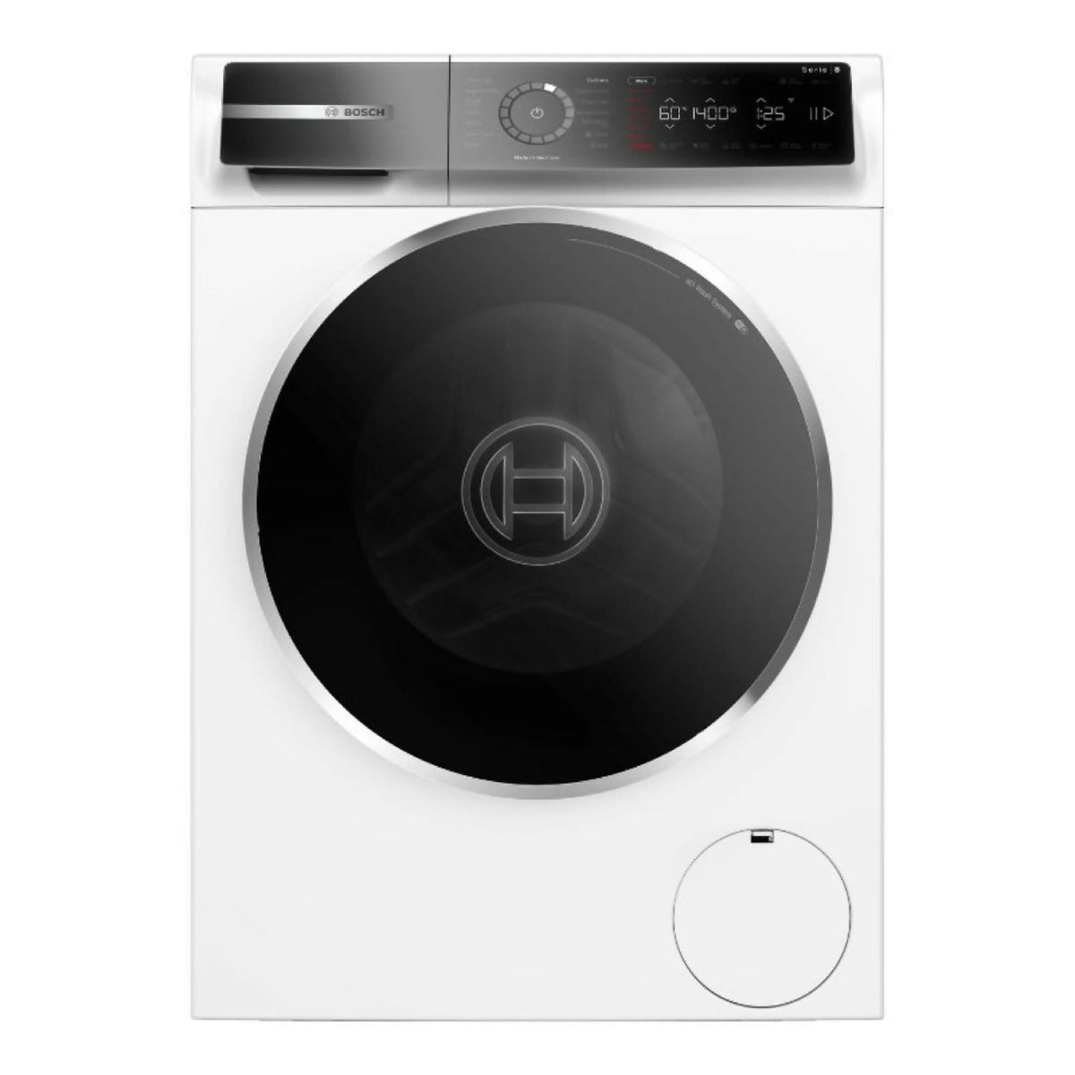 Bosch Front Load Washing Machine, EcoSilence Drive, 9 kg & 1400 RPM, White, German Engineering – WGB24400GC