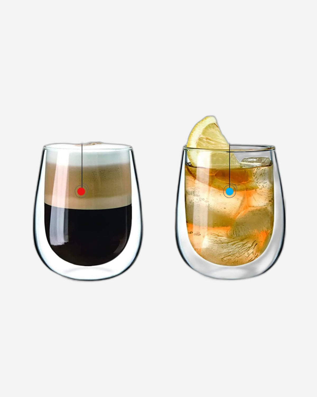Cuisine Art Cup Set 2Pc 450ml Hexa